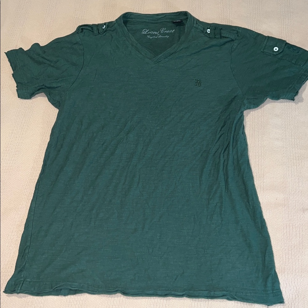 English Laundry Forest Green V-Neck Tee